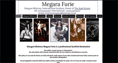 Desktop Screenshot of mistressmegara.com